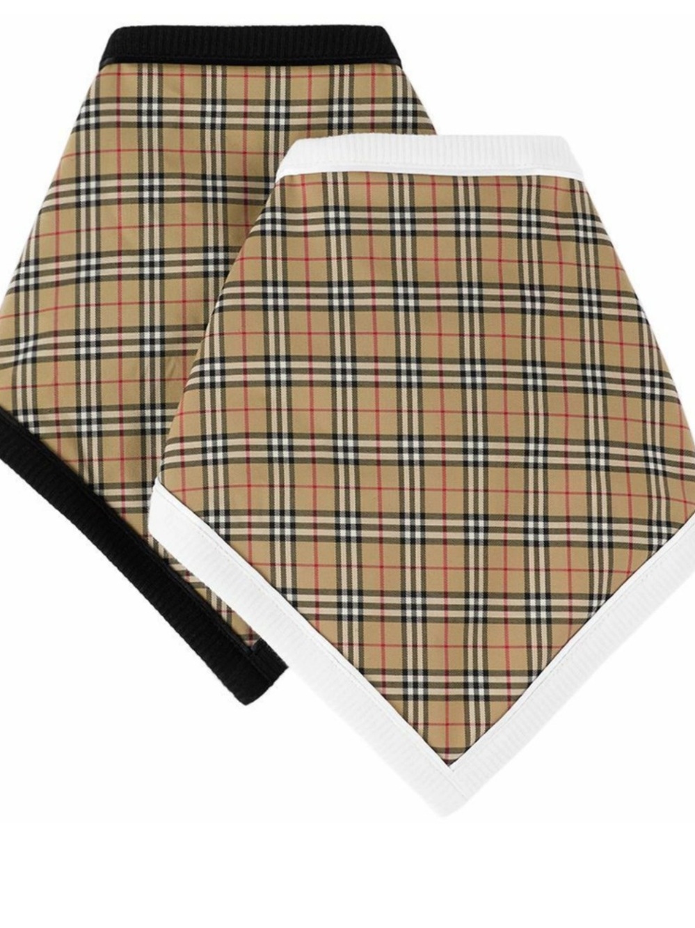 Burberry Baby Bibs set of two Authentic